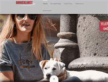 Tablet Screenshot of drucklust.de